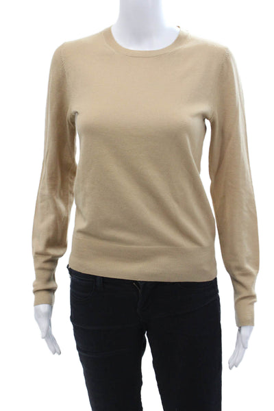 Autumn Cashmere Womens Cashmere Sleeveless Cowl Neck Sweater Gold Size M