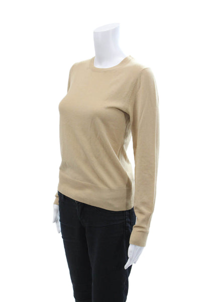 Autumn Cashmere Womens Cashmere Sleeveless Cowl Neck Sweater Gold Size M