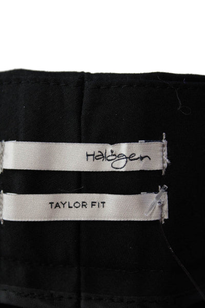 Halogen Womens Taylor Fit Tailored Zip Fly Slim Fit Dress Shorts Black Size 6
