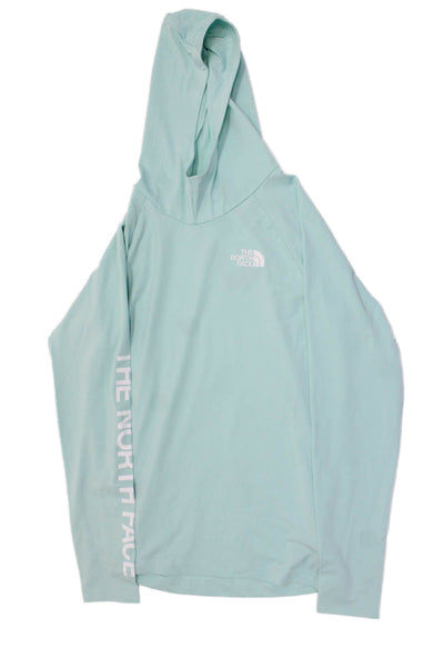 The North Face® Unisex Kids Long Sleeve Pullover Hoodie Green Size L