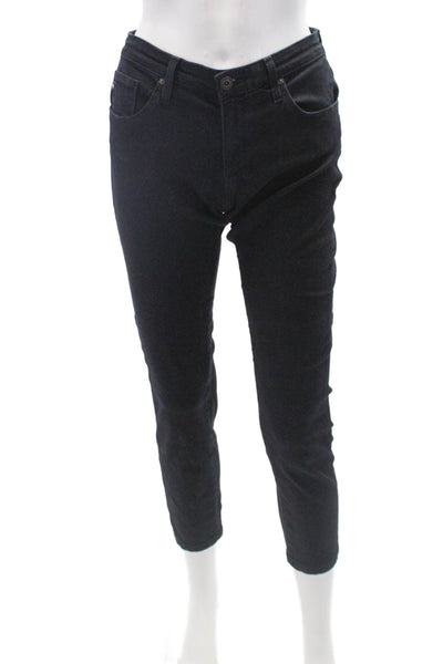 AG Adriano Goldschmied Womens Cotton Prima Cigarette Ankle Pants Blue Size EUR 2