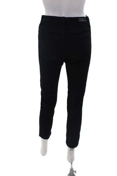 AG Adriano Goldschmied Womens Cotton Prima Cigarette Ankle Pants Blue Size EUR 2