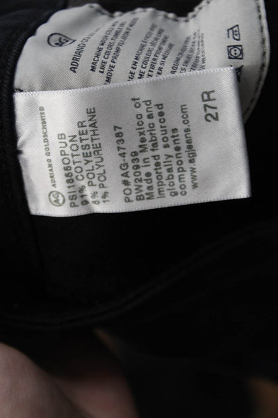 AG Adriano Goldschmied Womens Cotton Prima Cigarette Ankle Pants Blue Size EUR 2