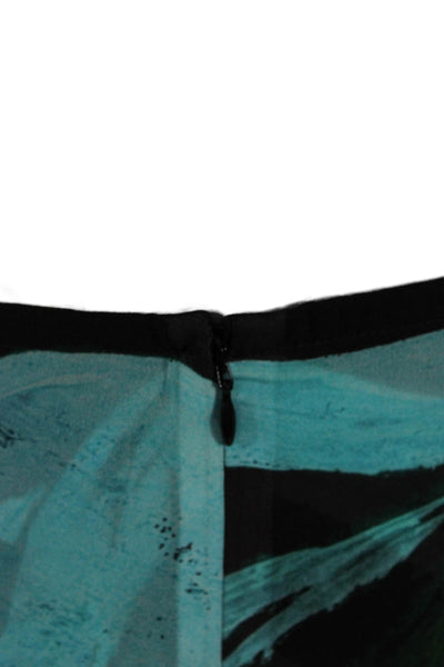 Louisa Ballou Womens Sundown Skirt - Turquoise Flower Size XS