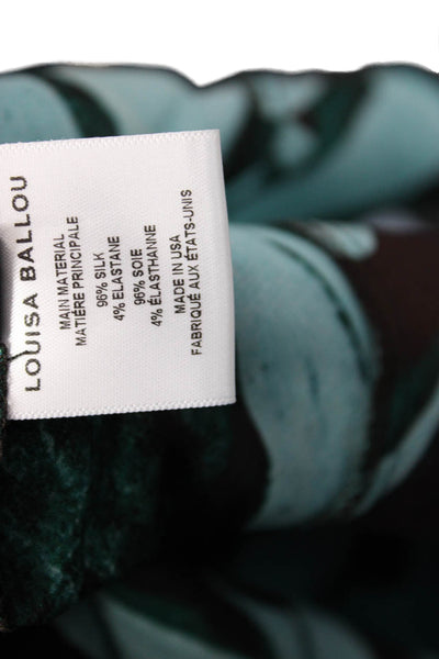 Louisa Ballou Womens Sundown Skirt - Turquoise Flower Size XS