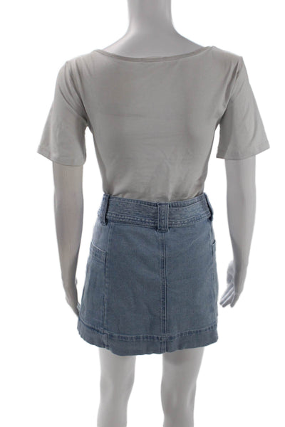 RAILS Womens Deanna Skirt - Blue Mist Size XL