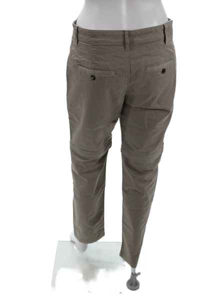 Kenzo Women's Button Closure Pockets Straight Leg Casual Pants Gray Size 29
