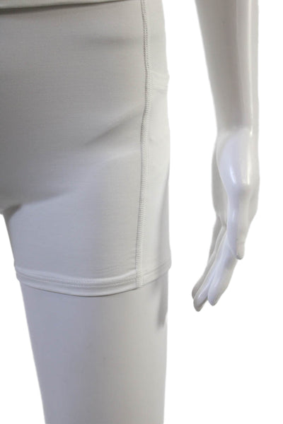Eleven By Venus Womens Iridescent Gathered Mini Skirt White Multi Size XS
