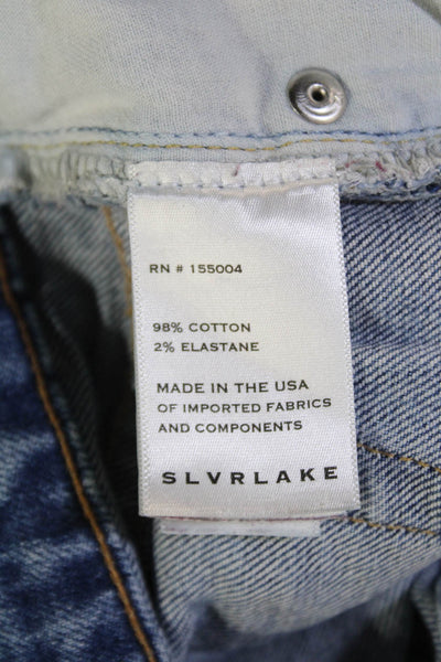 Rag & Bone Womens Mid Rise Medium Wash Slim Fit Jeans Blue Size 25