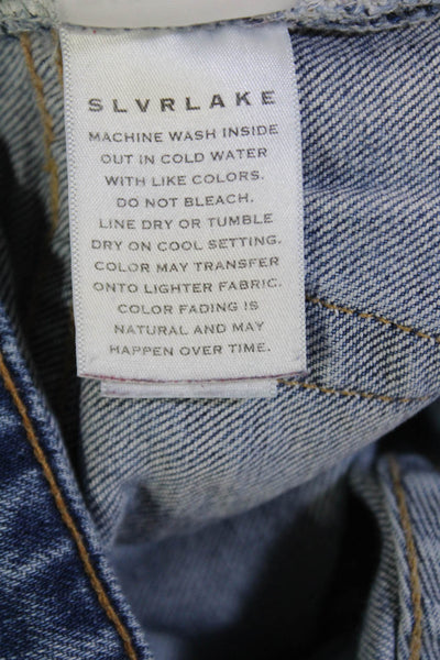 Rag & Bone Womens Mid Rise Medium Wash Slim Fit Jeans Blue Size 25