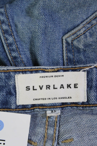 Rag & Bone Womens Mid Rise Medium Wash Slim Fit Jeans Blue Size 25