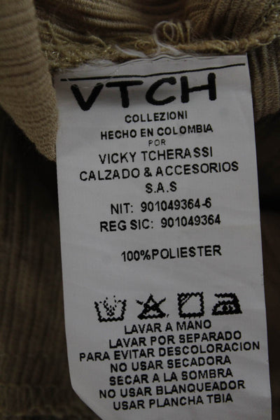 VTCH Collezioni Womens Sleeveless Scoop Neck Ruched Maxi Dress Nude Size S