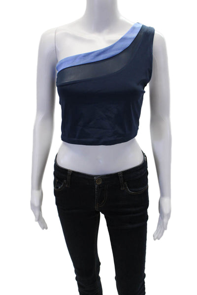 Nomads Womens Bay Bikini Top II - Passport Blue + Agua Print Size 4XL