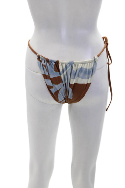 SIR. Womens Palermo String Bikini Briefs - Sciarpa Print Size 4
