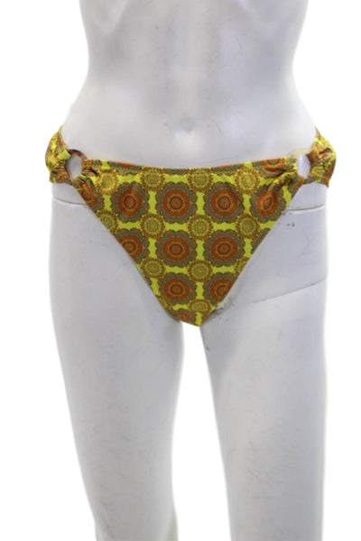 Bananhot Womens Beverly Bikini Bottoms - Yellow Sunset Size XL