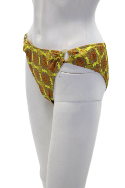 Bananhot Womens Beverly Bikini Bottoms - Yellow Sunset Size XL