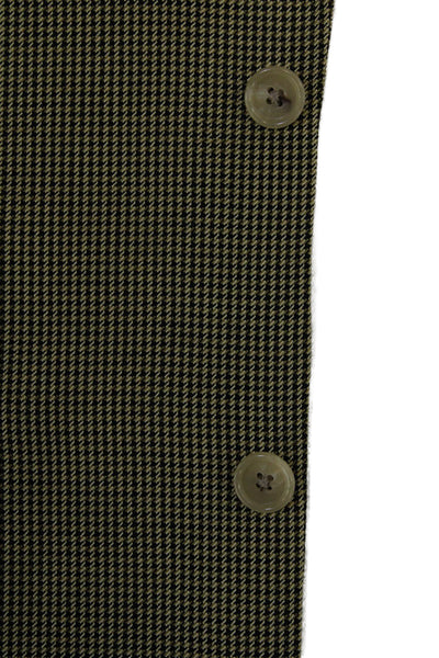 Hart Schaffner Marx Mens Houndstooth Print Single Breasted Blazer Beige Size 40
