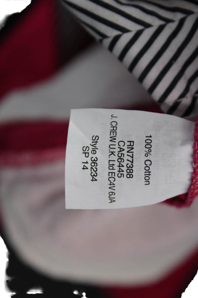 J Crew Womens Cotton Solid Four Pocket Low-Rise Chino Shorts Pink Size 2