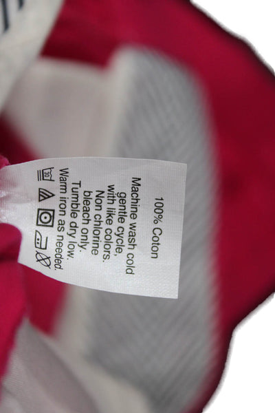 J Crew Womens Cotton Solid Four Pocket Low-Rise Chino Shorts Pink Size 2