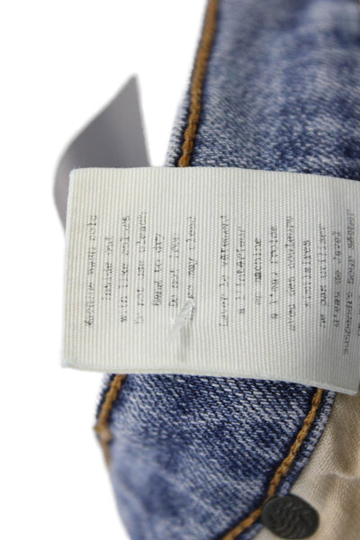 Rag & Bone Jean Womens Low Rise The Dre Skinny Leg Jeans Mariner Blue Size 25