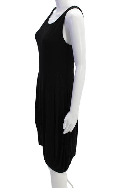 Eileen Fisher Womens Sleeveless Mid Calf A Line Dress Black Size Petite Small