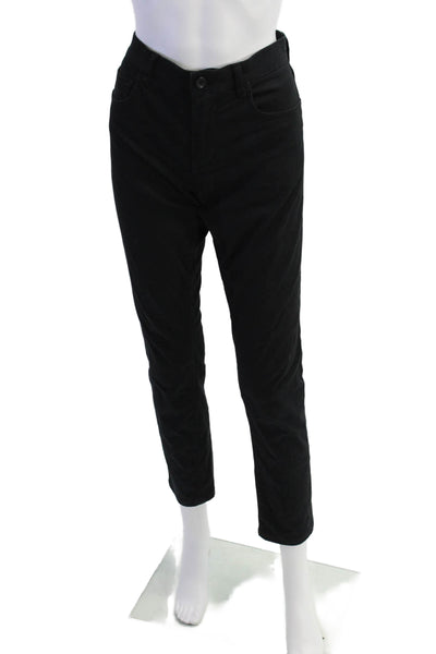 Vince Womens Mid Rise Skinny Straight Leg Zip Fly Denim Jeans Black Size 29