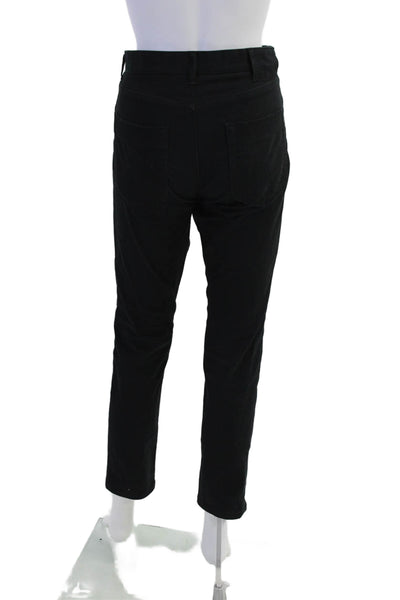 Vince Womens Mid Rise Skinny Straight Leg Zip Fly Denim Jeans Black Size 29