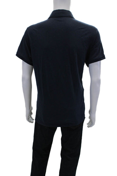Bonobos Mens Cotton Collared Short Sleeve Pullover Polo Shirt Navy Size XL
