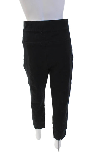 Spanx Women's Flat Front Pull-On Straight Leg Dress Pants Black Size 34"