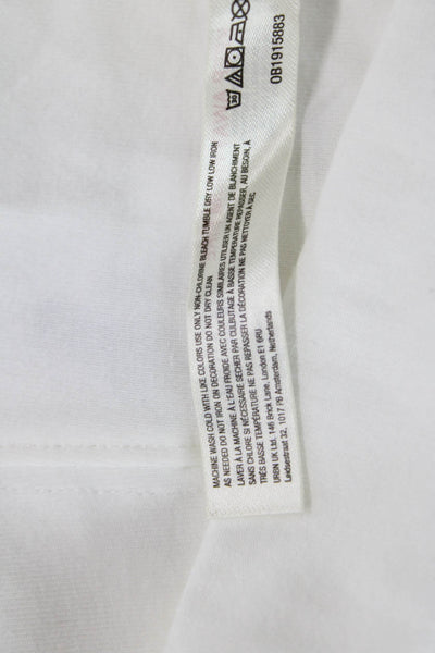 FP Movement Womens Cotton Elastic Waist Mini Tennis Skort White Size S