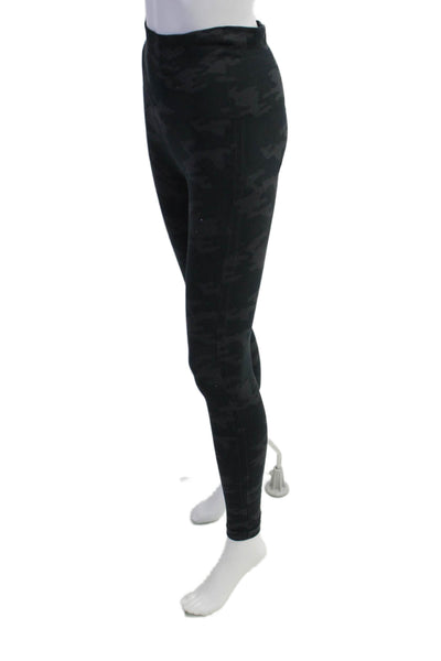 Spanx Womens High Waisted Camouflage Print Athletic Leggings Gray Size XS