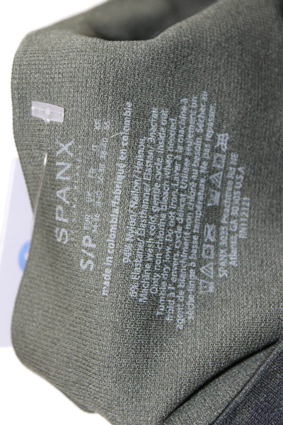 Spanx Womens High Waisted Camouflage Print Stretch Leggings Green Size S