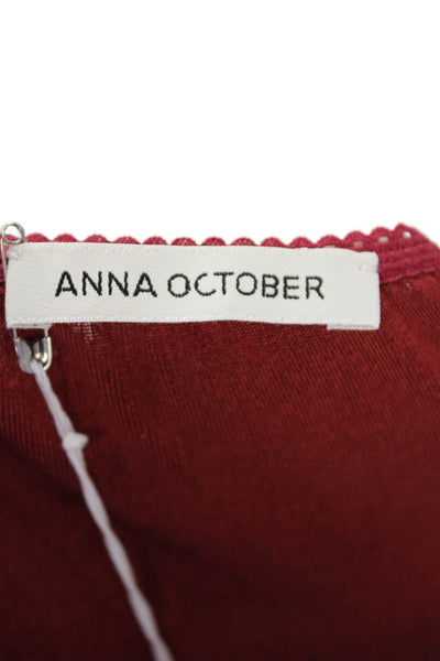 Anna October Womens Kerry Skirt - Terracota Size XS
