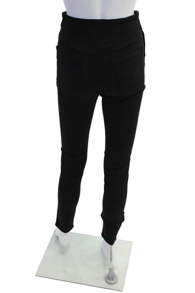 J Brand Womens Four Pocket Button Fly High-Rise Skinny Jeans Black Size 26