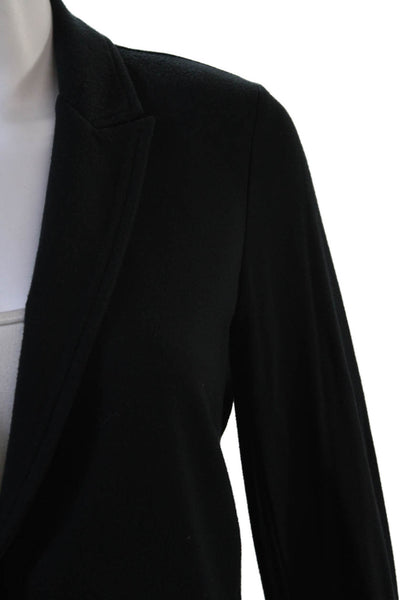 Theory Women's Long Sleeves Unlined One Button Cinch Jacket Black Size S