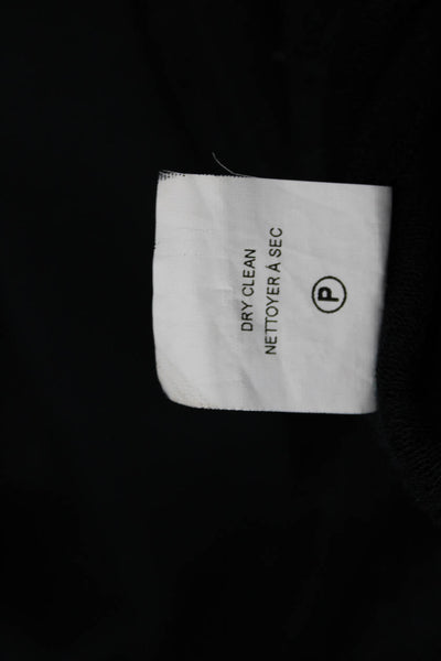 Theory Women's Long Sleeves Unlined One Button Cinch Jacket Black Size S