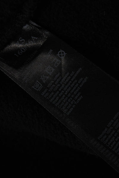 Allsaints Women's Long Sleeves Zip Side Open Front Cardigan Black Size XS