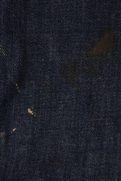 7 For All Mankind Men's Distress Straight Leg Medium Wash Jean Pants Size 32