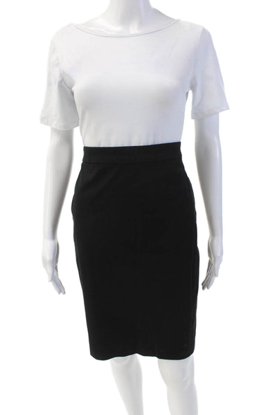 J Crew Women's Hook Closure Lined A-Line Mini Work Wear Skirt Black Size 6