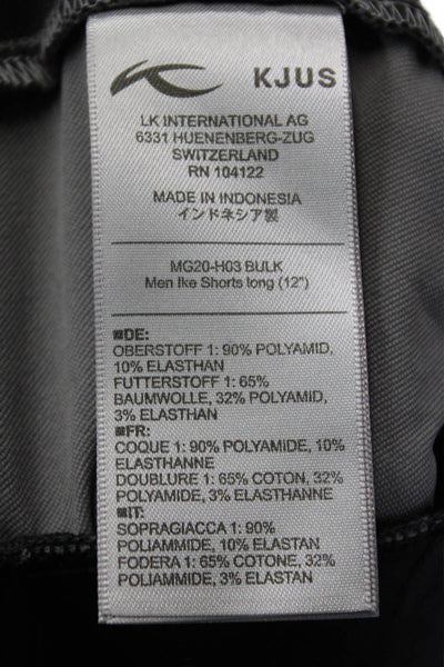 Kjus Mens Textured Zip Button Lined Dress Shorts Heather Gray Size EUR 38