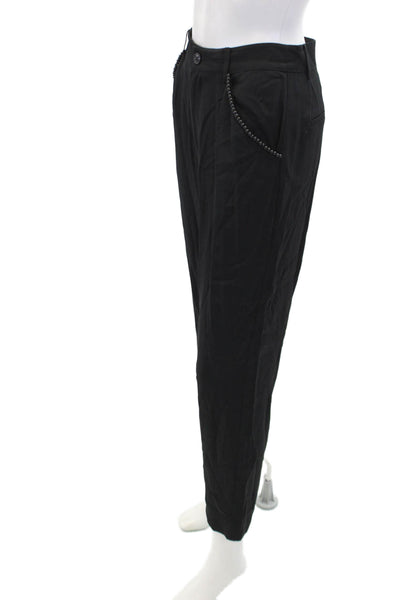 Cami NYC Womens Zippered High-Waisted Tapered Casual Pants Black Size 2