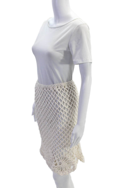 Ramy Brook Womens Silk Off Shoulder Long Sleeve Ruffle Hem Blouse Gray Size XS