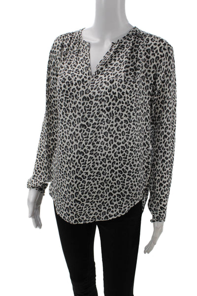 Aqua Womens Textured Knit Long Sleeve Ruffle Front Open Top Black Size S
