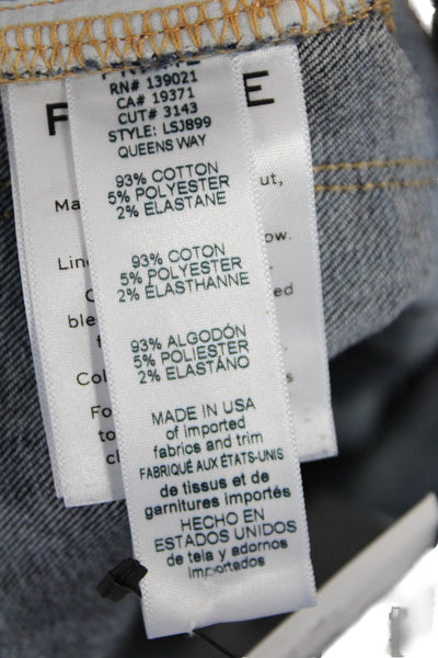 Frame Denim Womens Le Skinny Leg Queens Way Jeans Blue Cotton Size 27