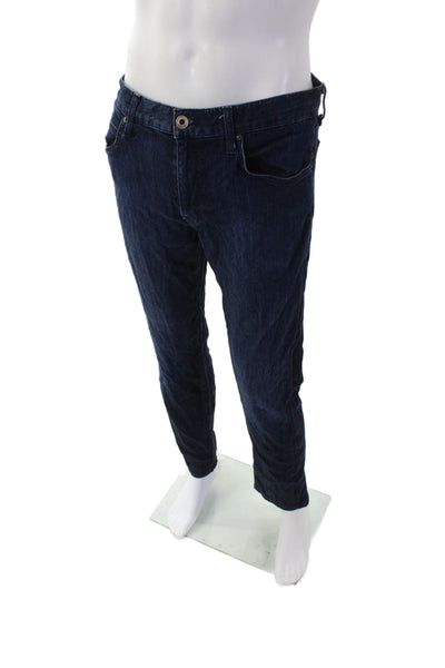 Joes Men's Five Pocket Button Closure Dark Wash Straight Leg Denim Pants Size 32
