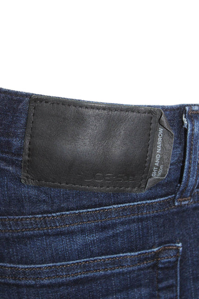 Joes Men's Five Pocket Button Closure Dark Wash Straight Leg Denim Pants Size 32