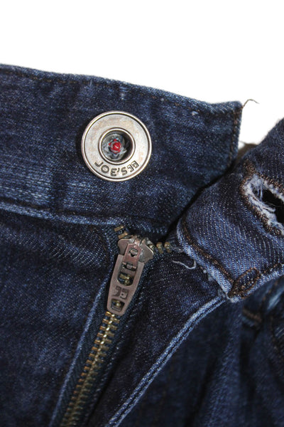 Joes Men's Five Pocket Button Closure Dark Wash Straight Leg Denim Pants Size 32