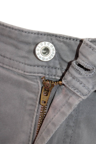 AG Men's Button Closure Five Pocket Straight Leg Casual Pants Gray Size 30