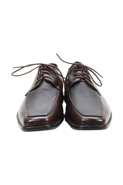 Bravo Shoes Mens Leather New Kelly-1 Brown Matte Dress Loafers Brown Size 8