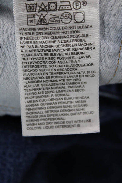 Levis Mens Cotton Button Zip Wide Leg Lined Denim Jeans Blue Size EUR 35